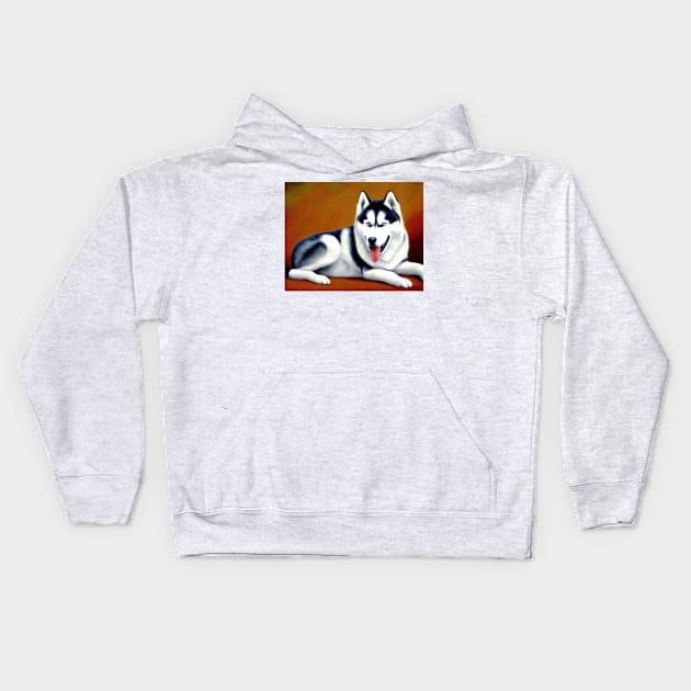 Exotic Doggo Kids Hoodie by Fantasyscape